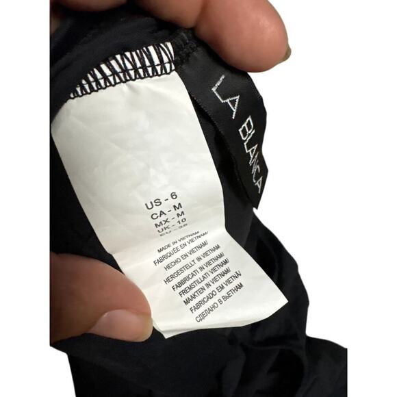 Women’s Sz 6 La Blanca One Piece Swimsuit Black RN52419 LB11IG27 NWOT $128 - Picture 6 of 8